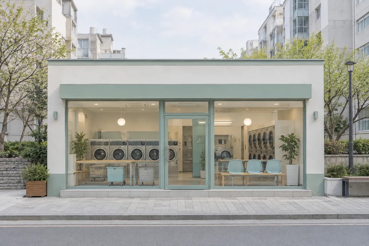 Illustration of a laundry in Incheon